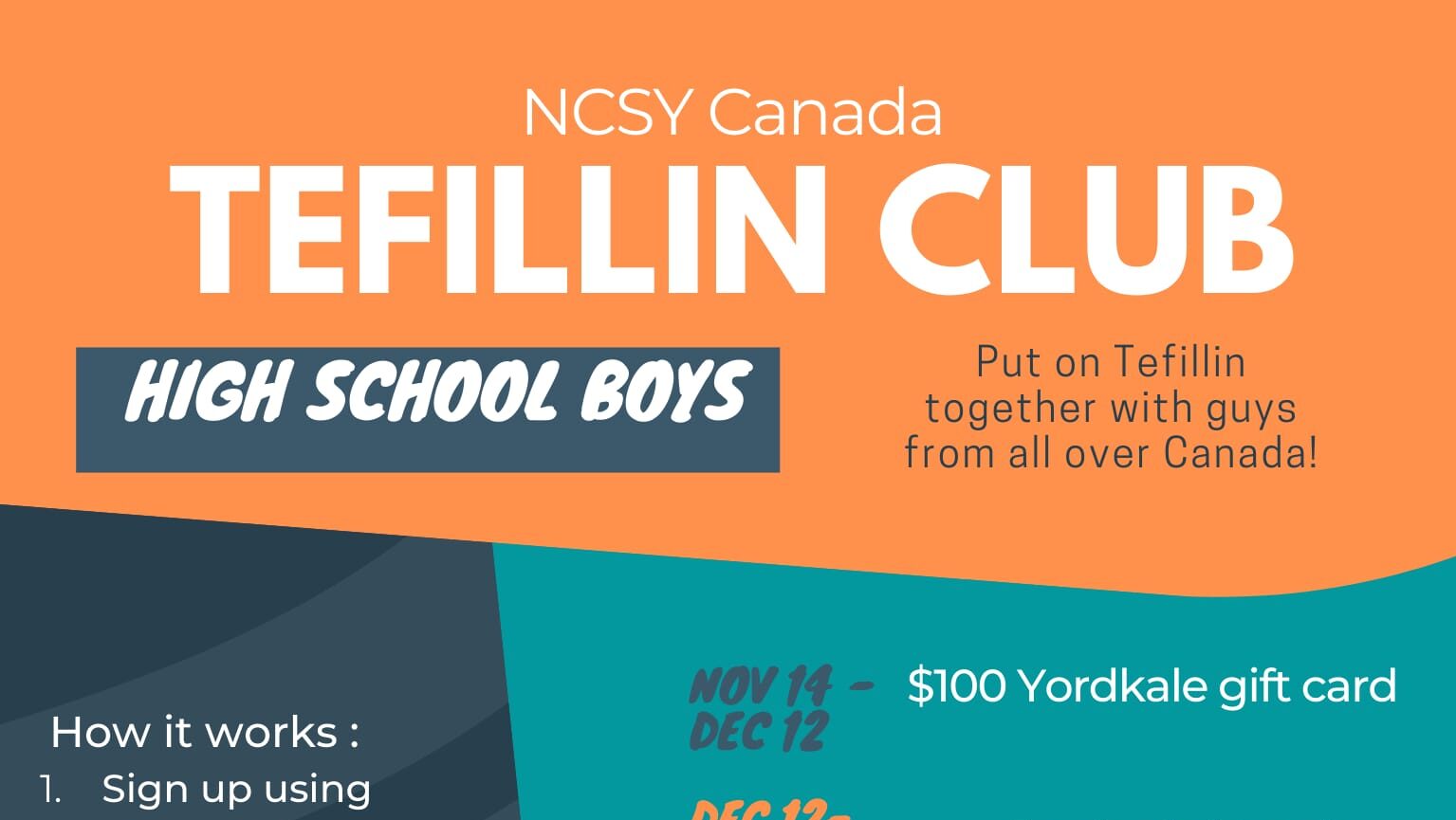 Tefillin Club for Boys